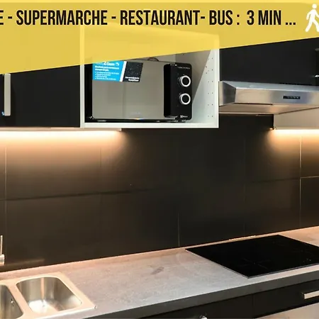 Bella Luna Iii - Elégant Centre - Parking Gratuit - Wifi Ultra Rapide-appareil Massage-netflix-jeu Société Troyes