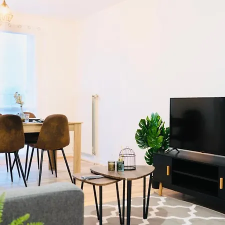 Bella Luna Iii - Elégant Centre - Parking Gratuit - Wifi Ultra Rapide-appareil Massage-netflix-jeu Société Troyes